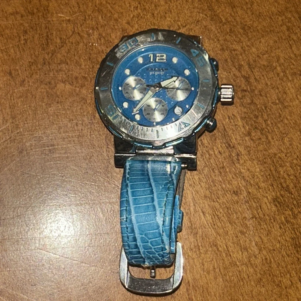 Unisex Immersion Maui  chronograph blue dial watch‎ 38mm A3